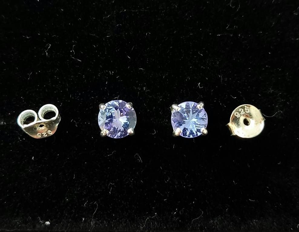 Boucles d'oreille: Wunderschöne Ohrringe mit echtem Tansanit-Edelstein – Neuf avec emballage d'origine à Ebnat-Kappel par Jonezy 4
