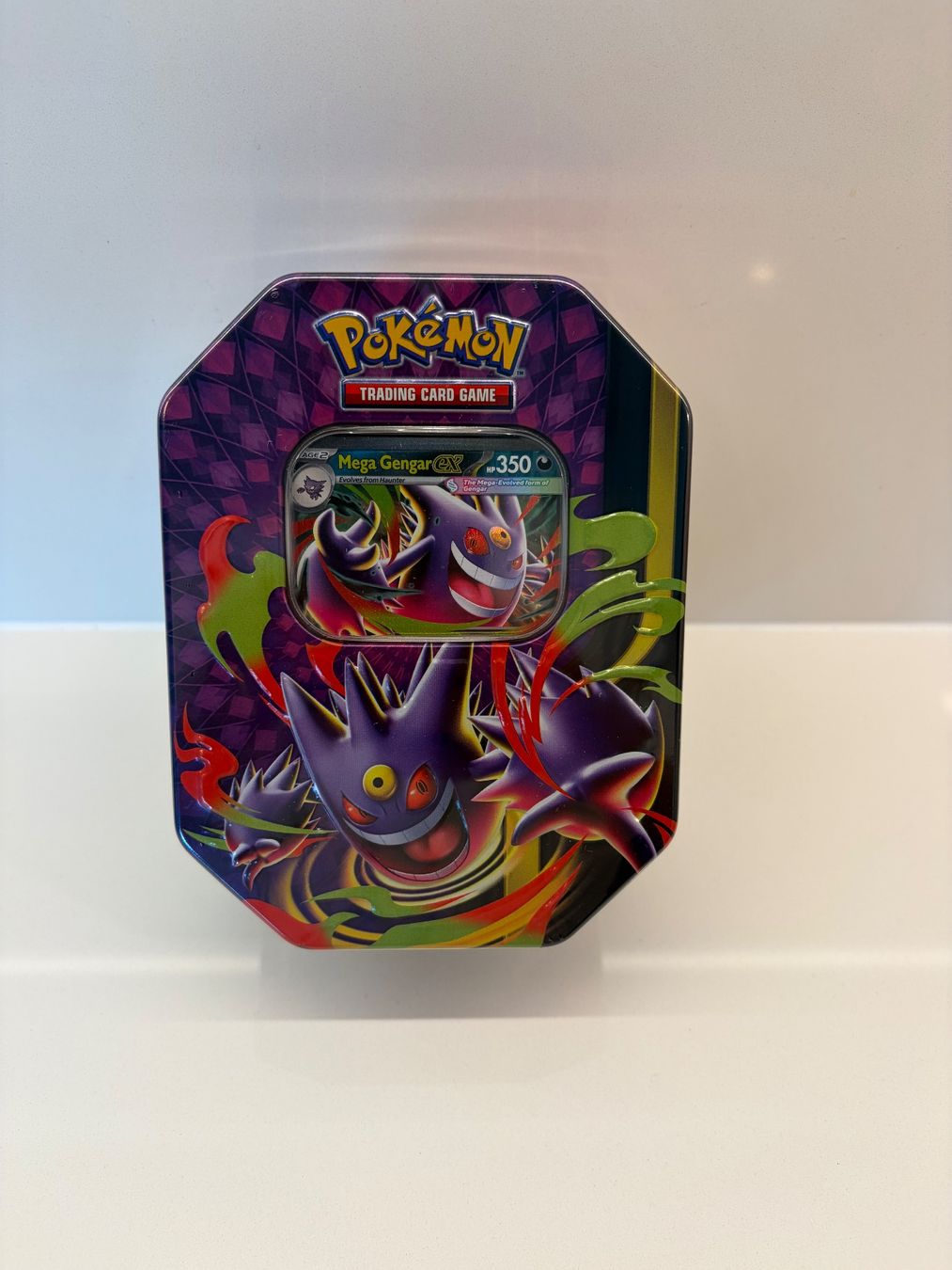Pokémon Carte collezionabili: Mega Moonlit Tin: Mega Gengar ex Tin Box Englisch Sealed – Nuovo e nell'imballaggio originale da Arlesheim venduto da WungaBunga