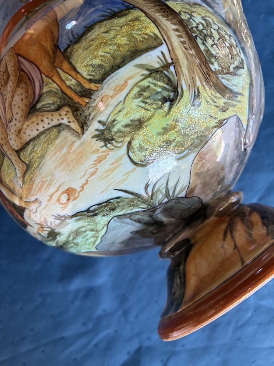 Ginori Vasen & Gefässe: Ginori Henkelvase – Gebraucht aus Dornach von Rosengarten 8