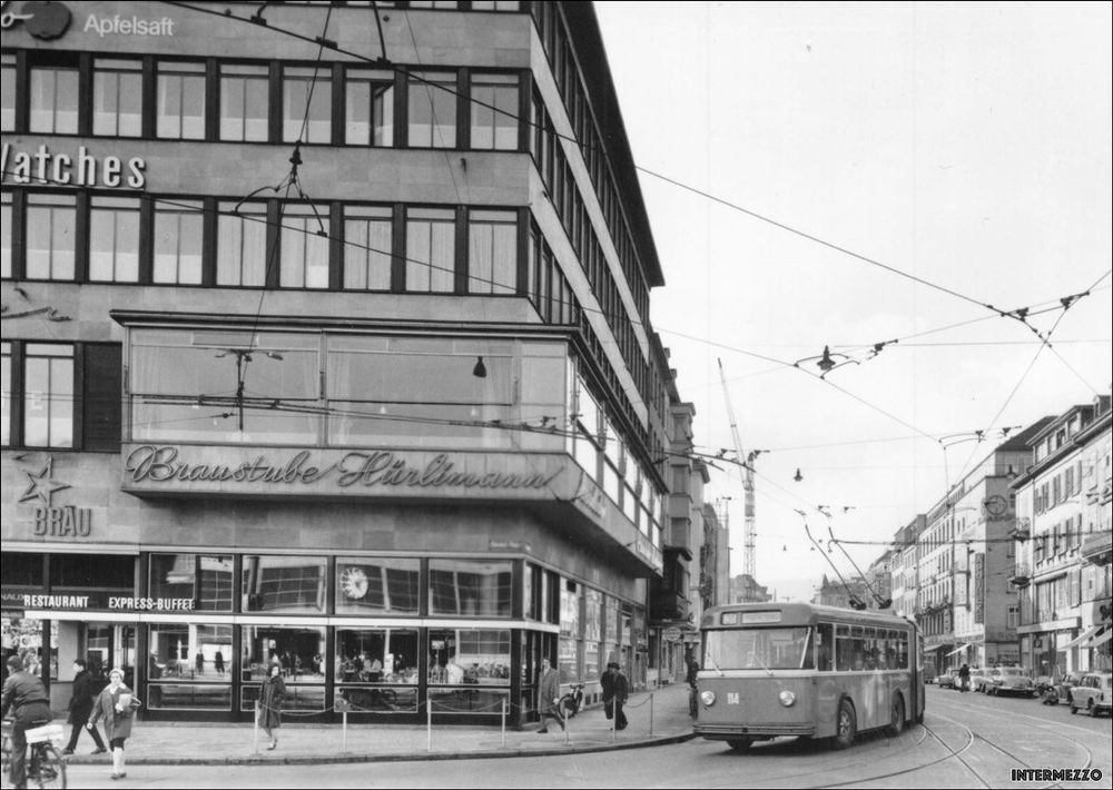 Zürich // Trolleybus Braustube Hürlimann Restaurant Bahnhofp Kaufen