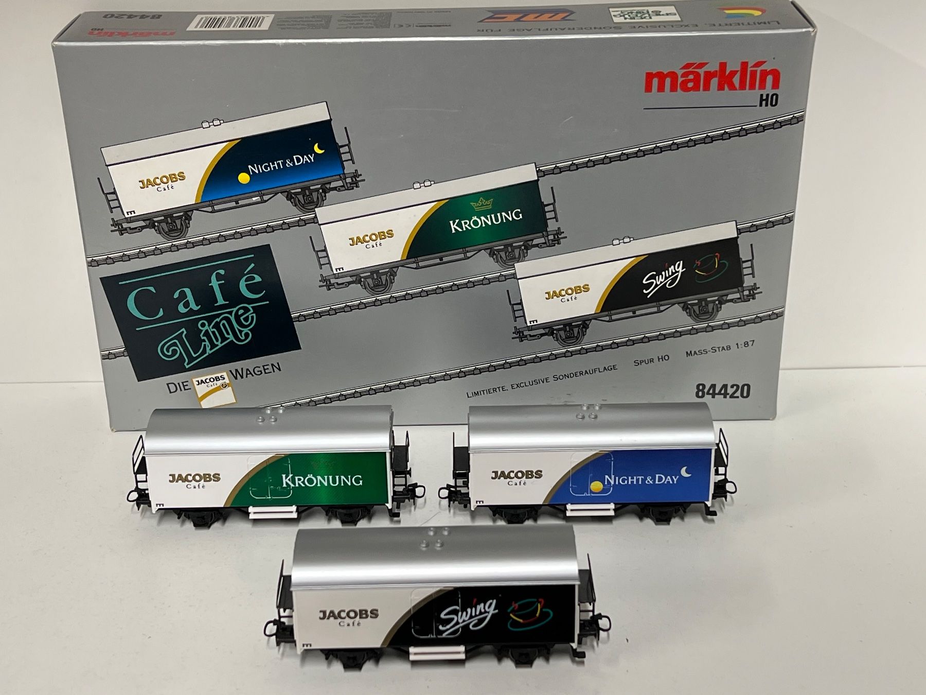 Märklin Modellini di ferrovie: Märklin 84420 Cafe Line Jacobs H0 AC – Usato da Geroldswil venduto da TopTrain54