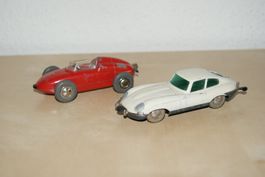 Schuco Micro Racer 1037 Porsche /Jaguar "E" Typ1960er Jahre