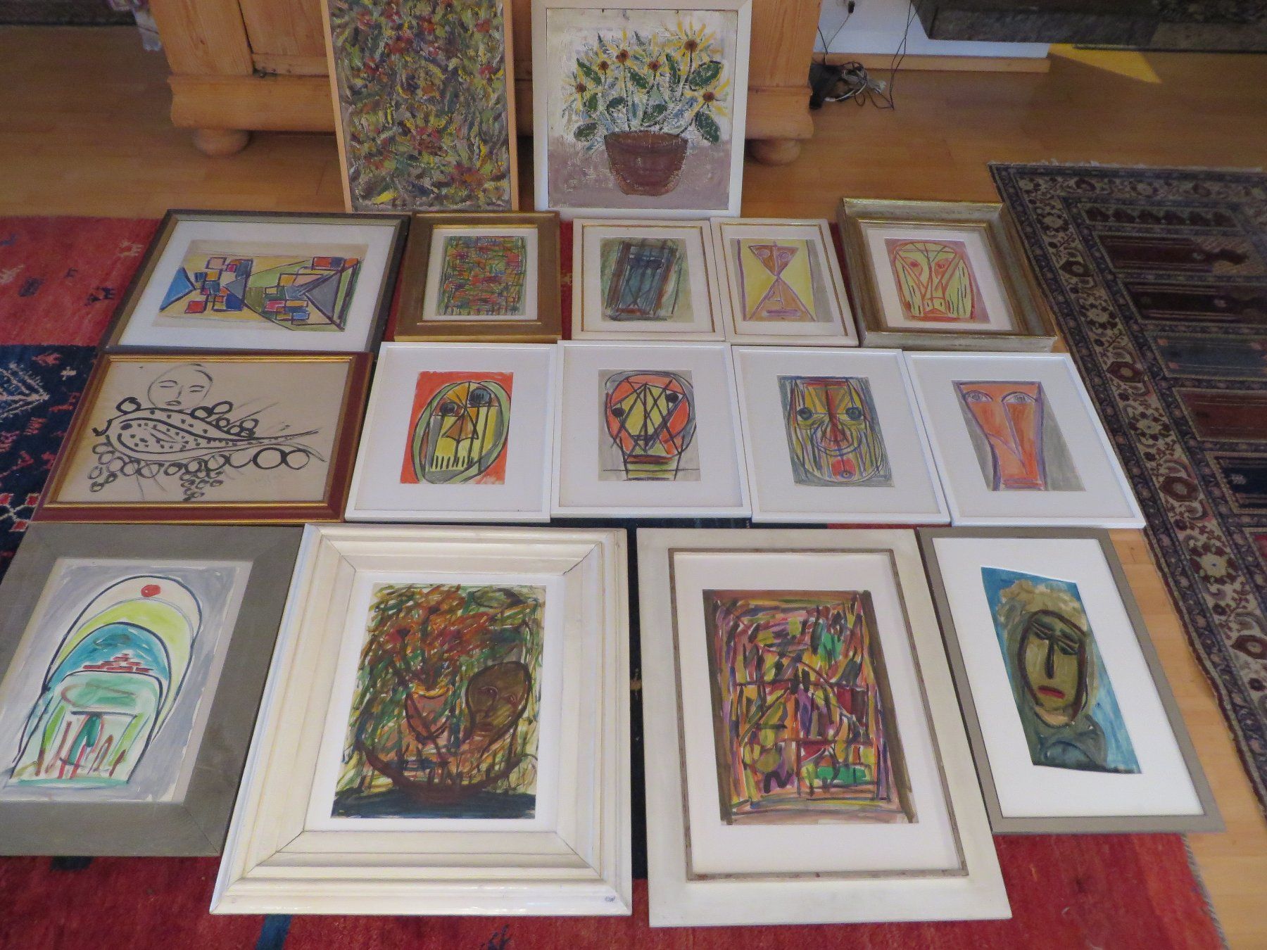 Dipinti: Steffen Walter Arnold 1924-1982 Sammlung 16 Originale – Usato da Bad Ragaz venduto da FutureZ