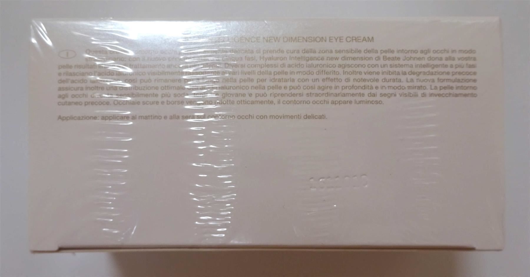 Cura del viso: Neu: Beate Johnen - 2x Eye Cream – Nuovo e nell'imballaggio originale da Zofingen venduto da Justizia_01 5