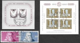 LOT Blocks + Ausschnitt o sauber ab 1945 einwandfrei  ab 1.-