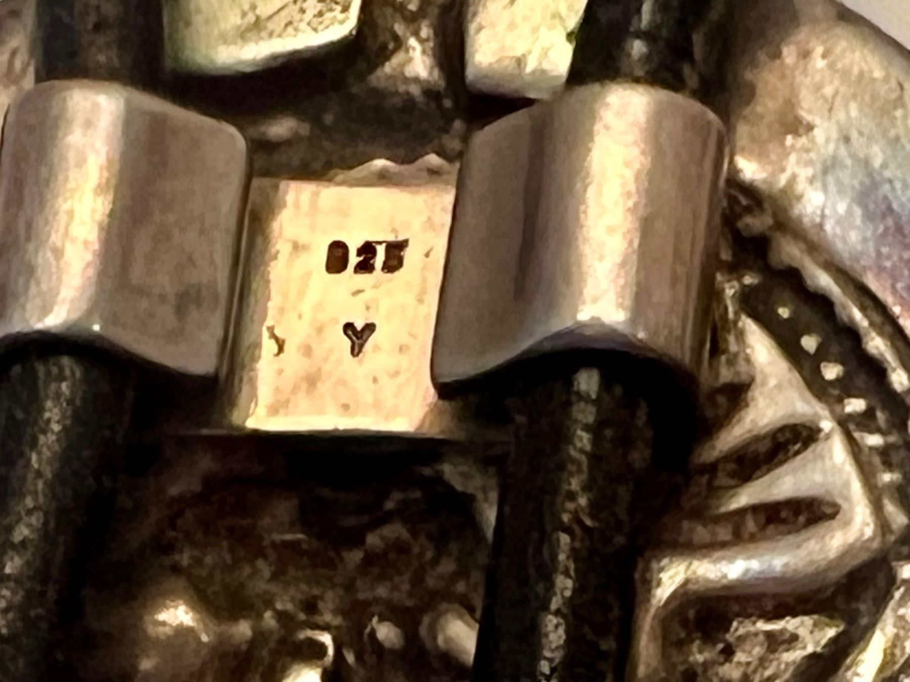 Cravatte: Cravate bolo argent et cuir, ancien – Usato da Genève venduto da DELIRBEADS 6
