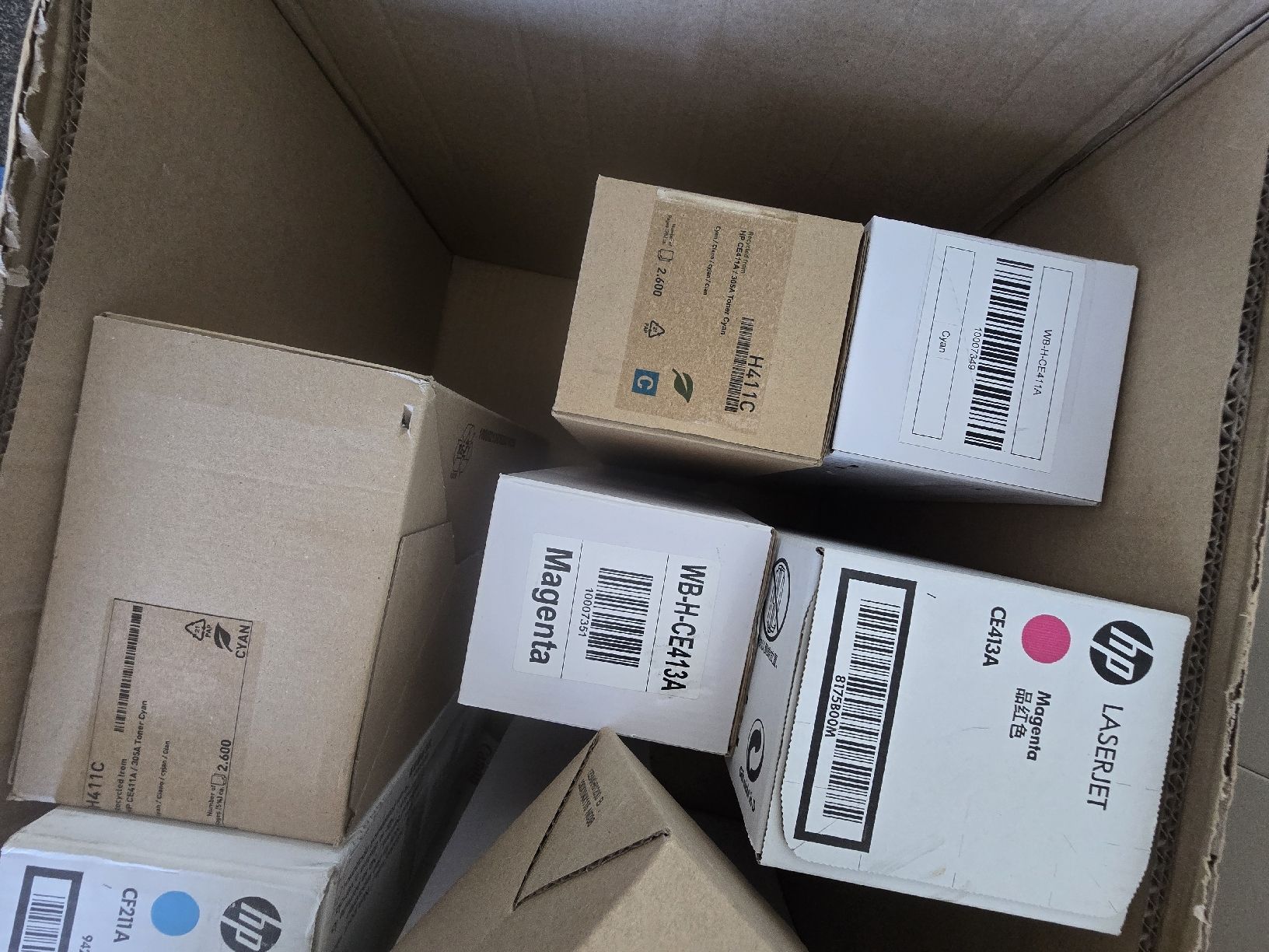 Druckerpatronen & Toner: 12 Farb Toner Neu teils Originale – Neu (gemäss Beschreibung) aus Niederbipp von Em.Ai 3