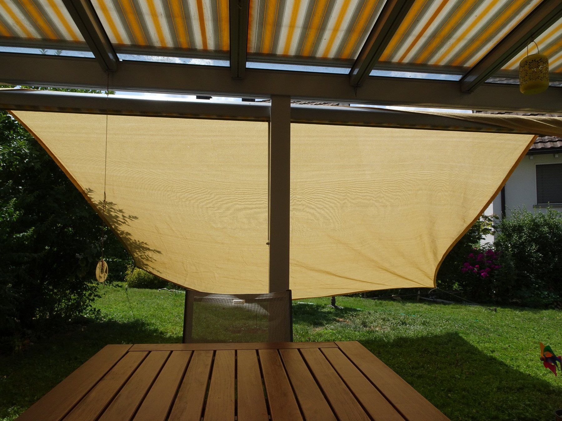Markisen: Sonnensegel, beige 250 cm x 340 cm – Gebraucht aus Niederhasli von  2