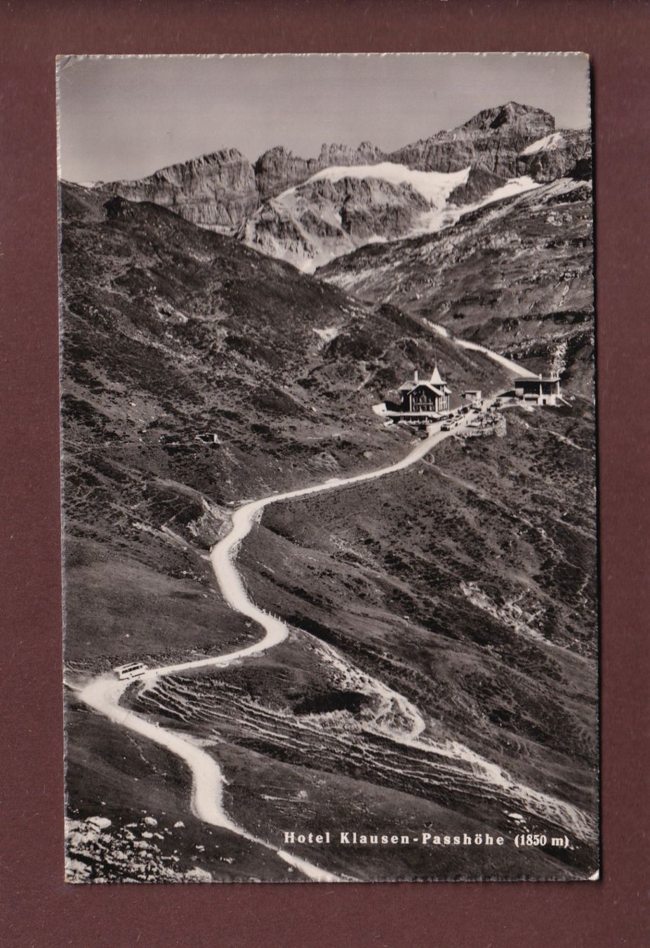 Cartoline postali: Hotel KLAUSEN-PASSHÖHE - 1947 – Usato da Pully venduto da nicecards