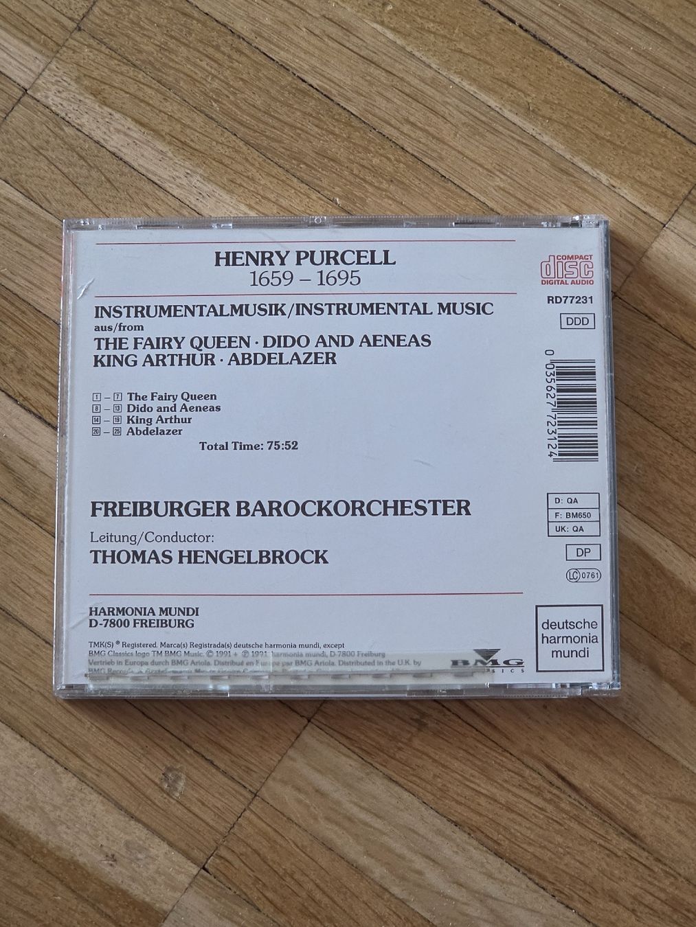 CD: CD: Purcell: Instrumentalmusik – Usato da Aesch BL venduto da immon 1