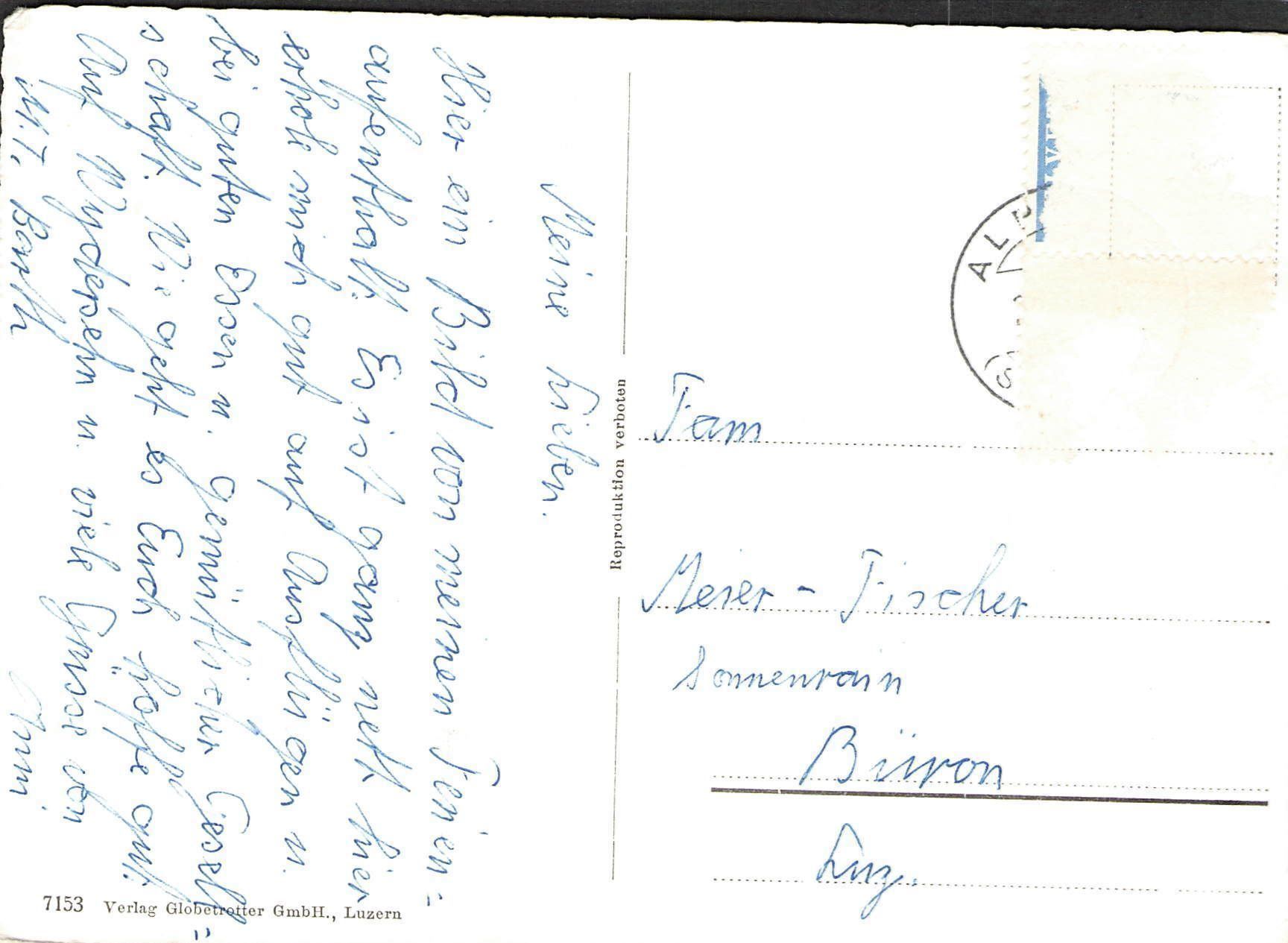 Cartoline postali: AK/SZ Alpthal mit Mythen – Usato da Reichenburg venduto da Pipo-67 1