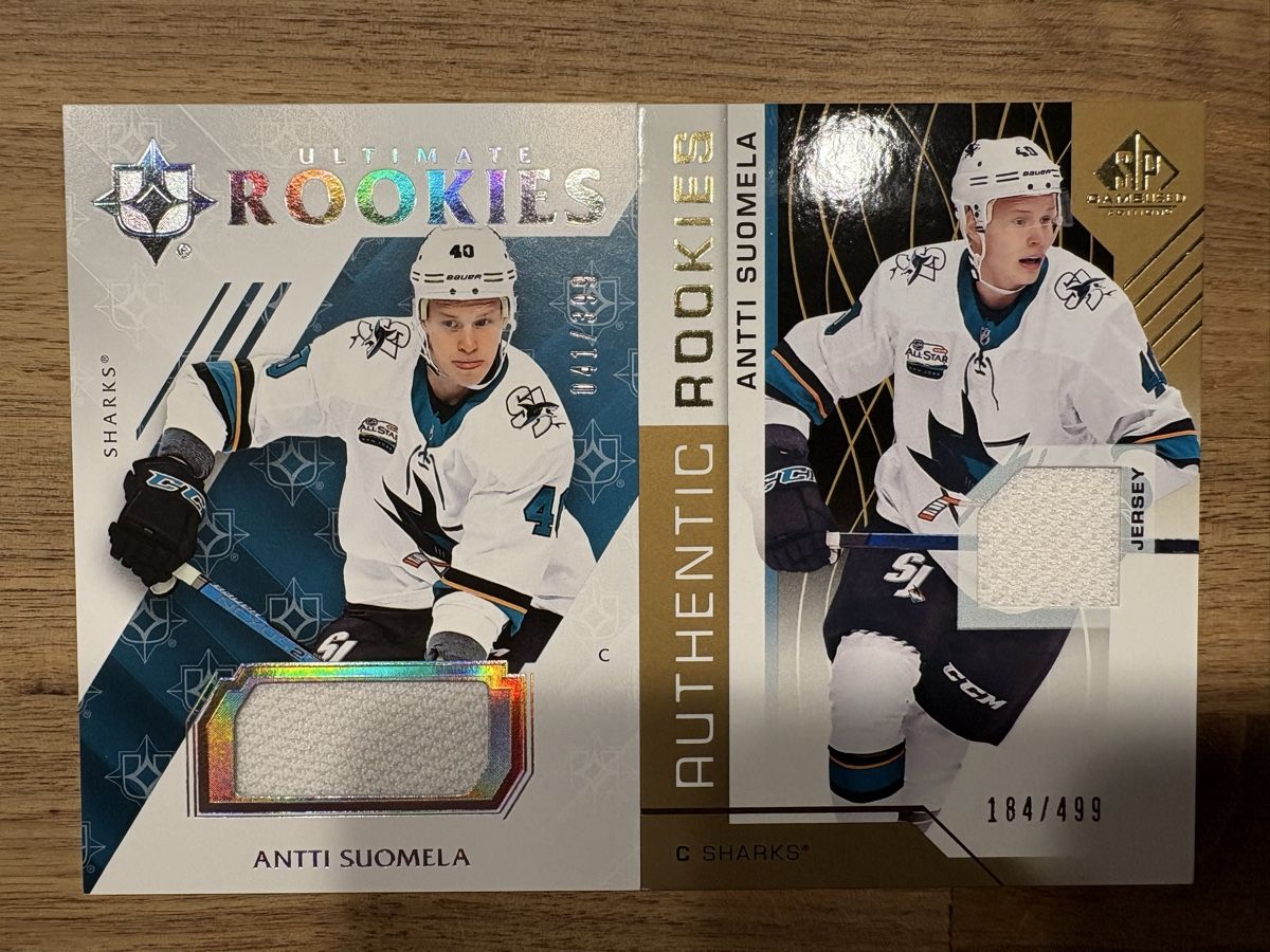NHL Carte collezionabili: 2 x Game Jersey Card Antti Suomela – Nuovo (secondo la descrizione) da Uttigen venduto da Brainbug