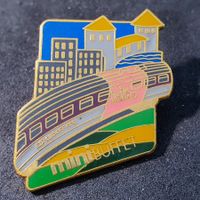 Z486 - Pin Zug Bahn Train - mini Buffet / Auflage 1'000 Stk.