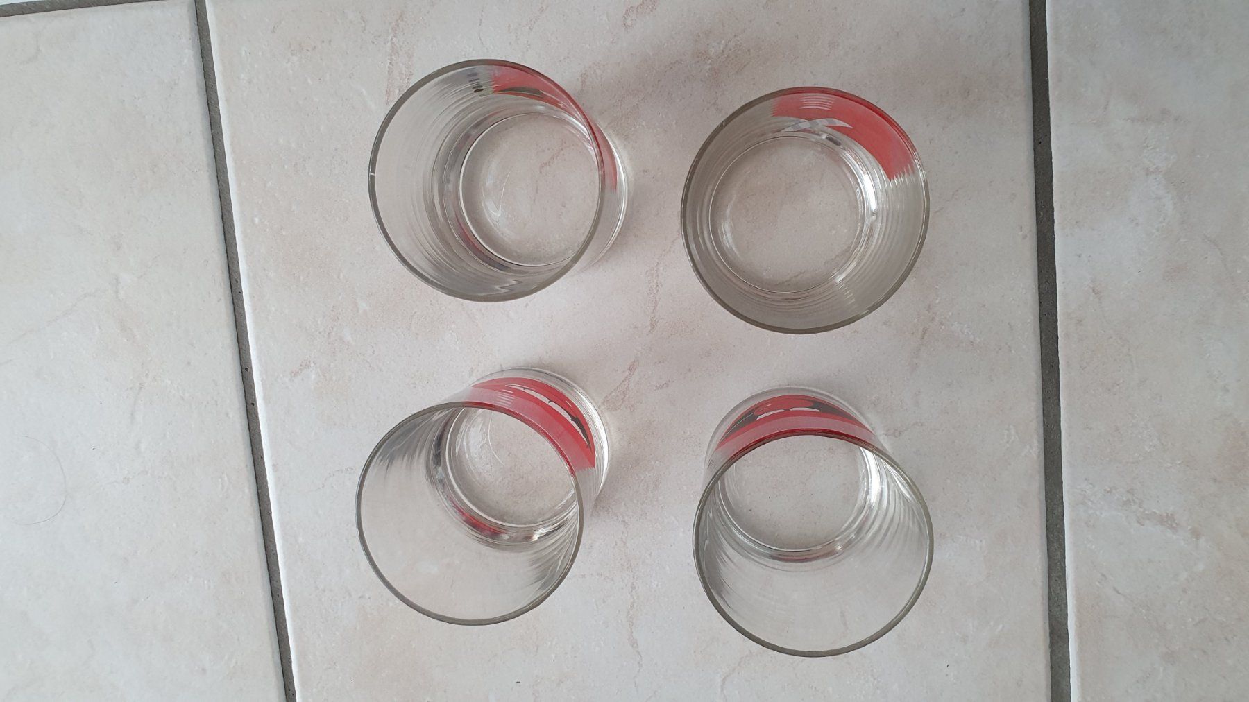 Bicchieri: 4 schöne Trinkglas set – Usato da Winterthur venduto da Ywan1 2