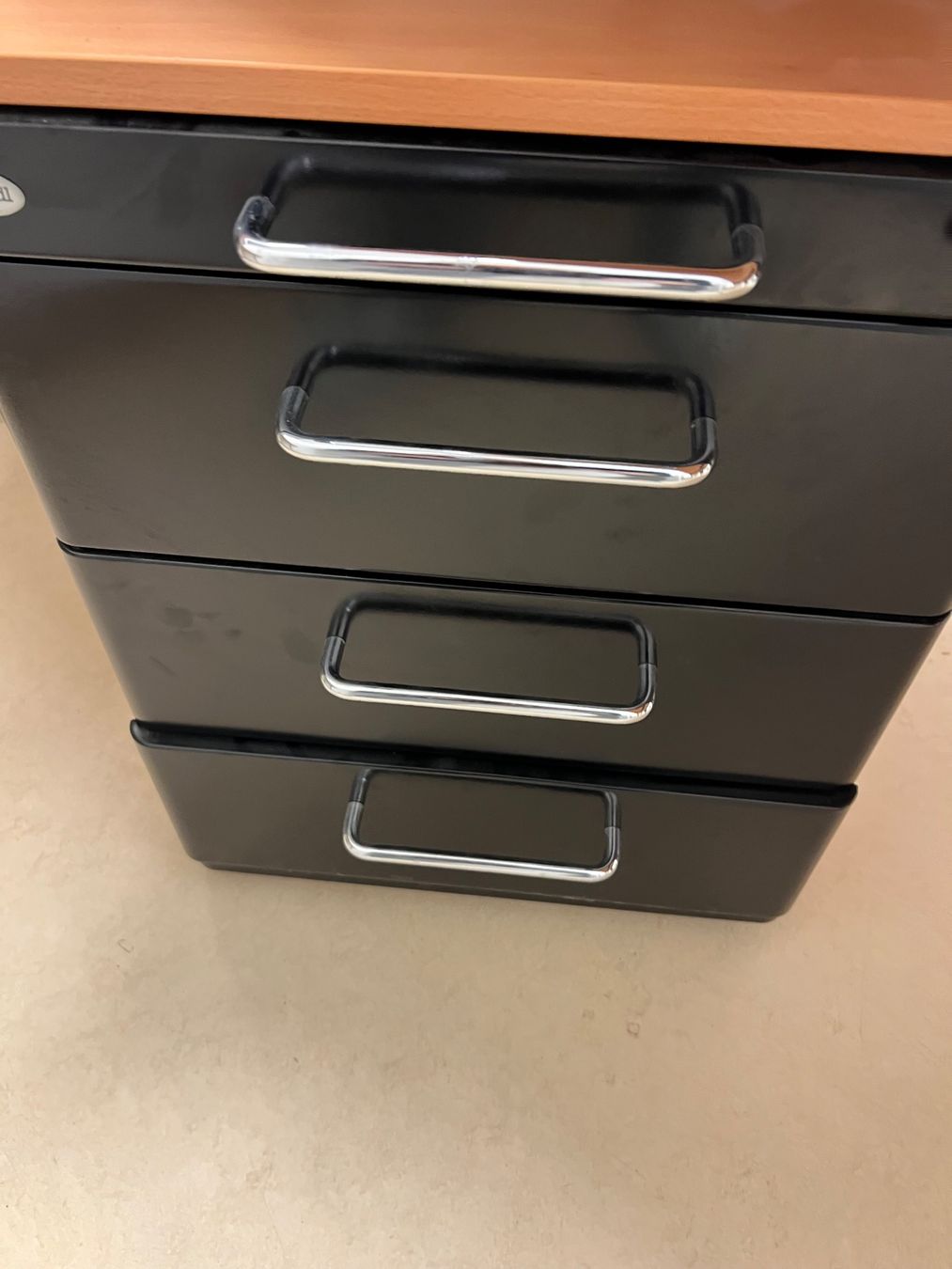 Korpus: Werndl Büromöbel Rollcontainer mit 3 Schubladen, Top! – Gebraucht aus Rüschlikon von iceland007 4