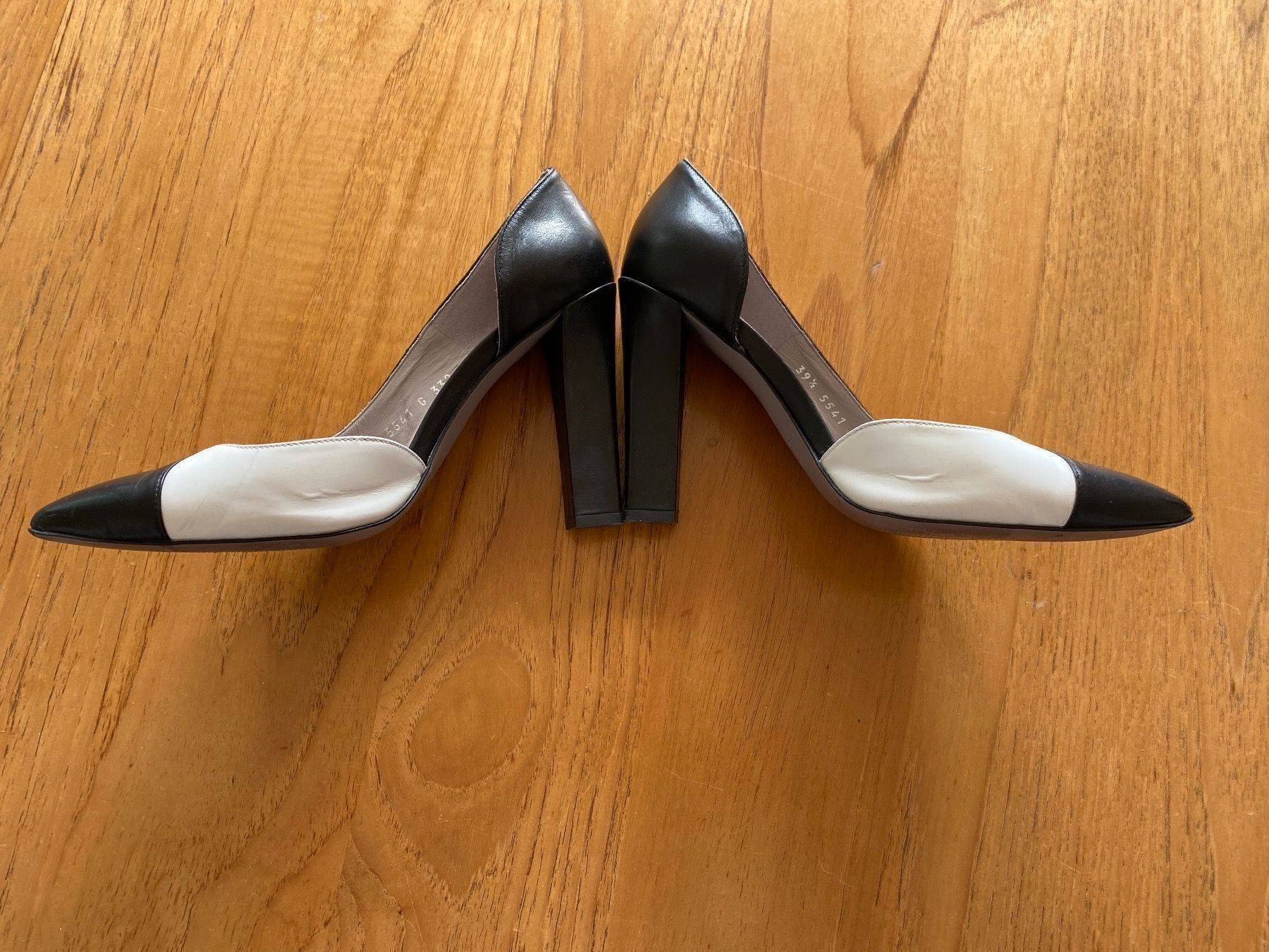 Damenschuhe: Gino Rossi Pumps in Schwarz/Weiss – Gebraucht aus Zürich von Grothschild 6
