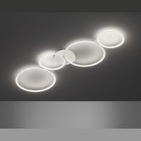 LED Deckenleuchte, 97 cm Länge, 4 Ringe