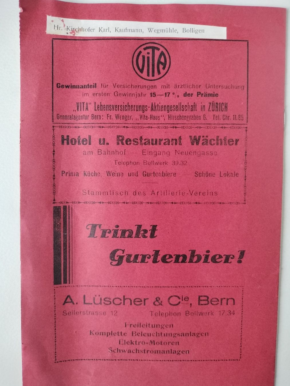 Riviste & Magazine: Antike Schweizer Armee Militär Zeitschrift 1930 – Usato da Schwanden Sigrisw venduto da cadieux71 8
