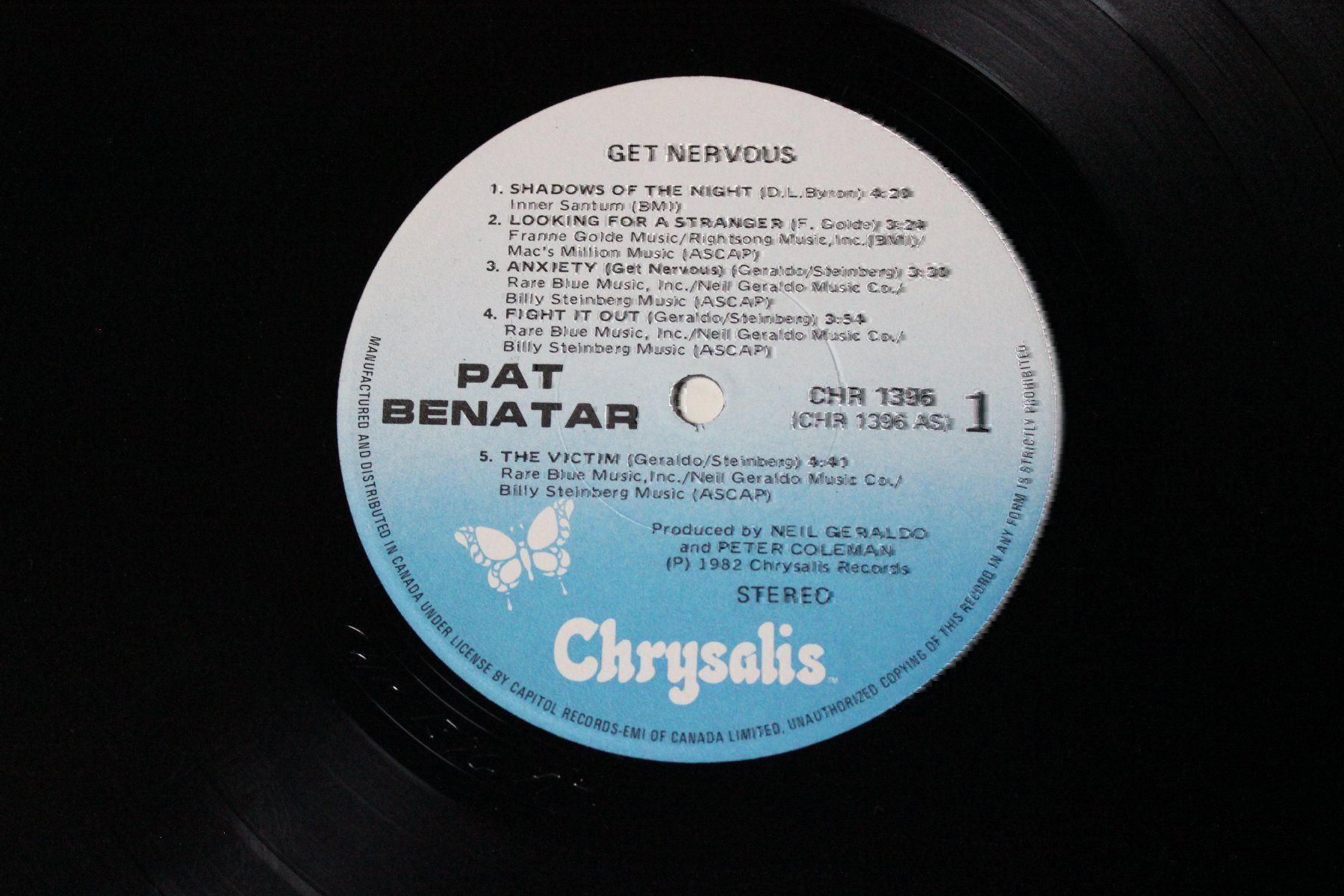 Dischi in vinile: Pat Benatar - Get nervous LP Vinyl Canada 1982 – Usato da Tübach venduto da JamesStone 2