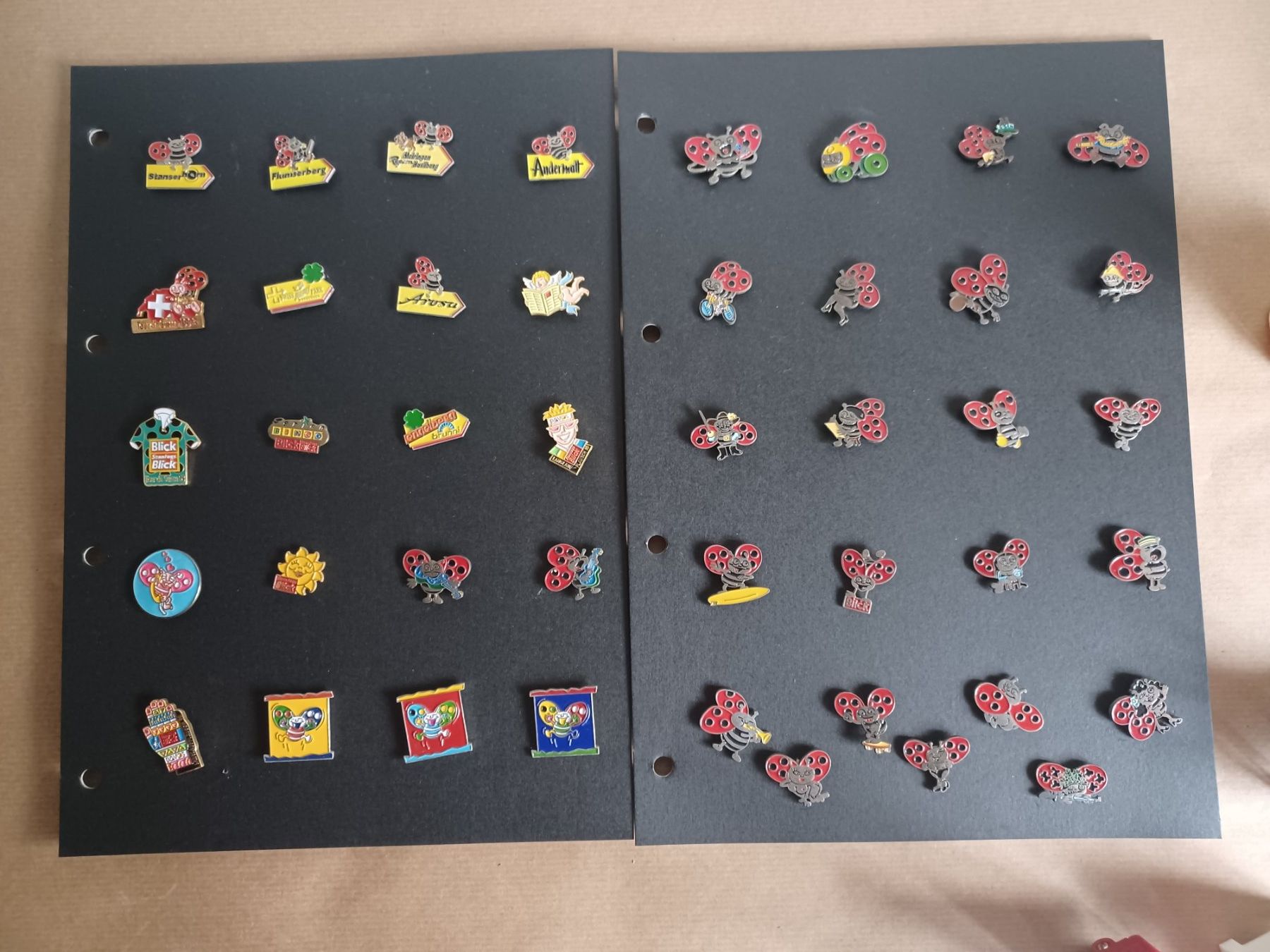 Swiss Placchette & Badge: a/40+ verschiedene Pins Blick/Käferli mit Verschluss – Usato da Hagendorn venduto da siwasi3