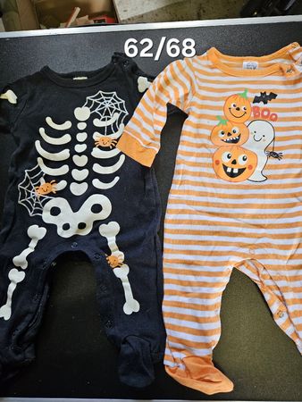 Baby Strampler Halloween Motiv Grösse 62/68