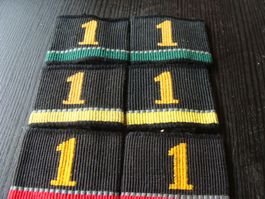 3 paires de patelettes No 1