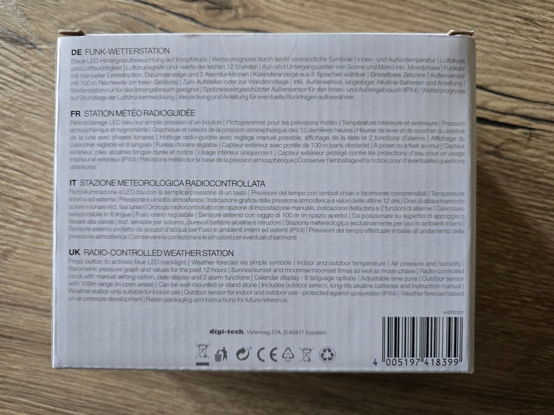 Autres articles pour la maison: Funk-Wetterstation inkl. Aussensensor – Neuf avec emballage d'origine à Walzenhausen par spark20 2