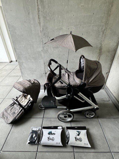 Mutsy Carrozzine: Mutsy iGO - Kinderwagen Komplettset – Usato da Unterkulm venduto da Phil_E