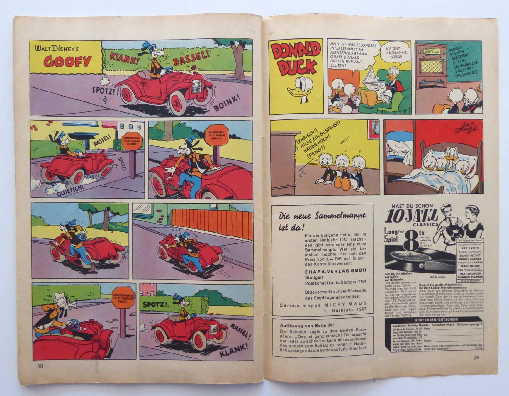 Fumetti: WD Micky Maus Heft Nr. 2 vom Januar 1957 – Usato da Aesch BL venduto da Kauri1 6