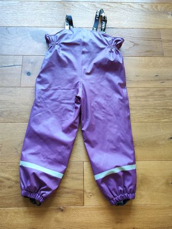 Regenhose gefüttert Rukka Grösse 128 Lila guter Zustand