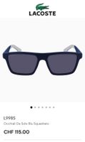 Lacoste Sonnenbrille Original + Putztuch.