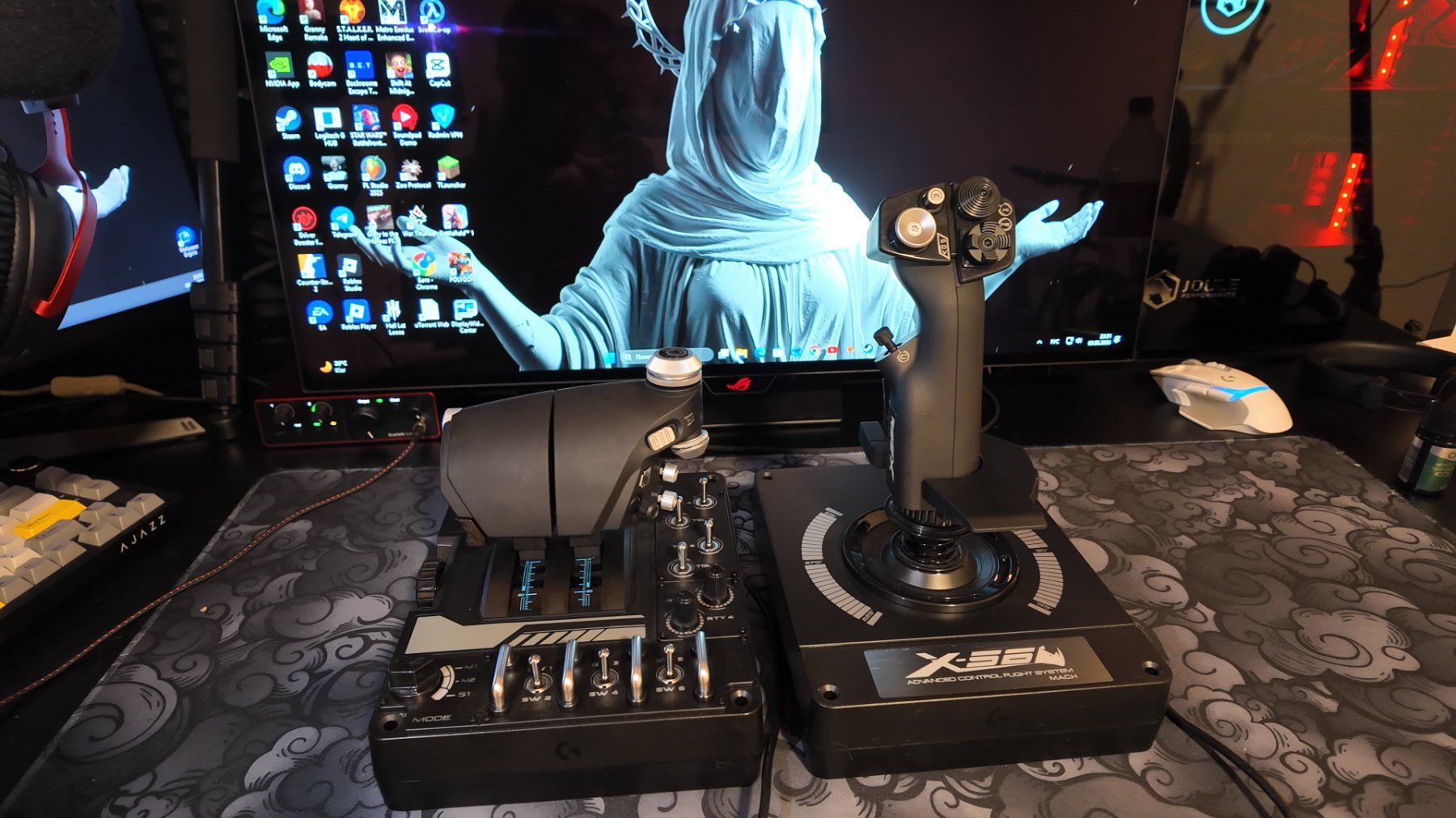 Logitech Controller: Logitech G X56 HOTAS USB Black – Neu (gemäss Beschreibung) aus Ostermundigen von tba_zj6z 3