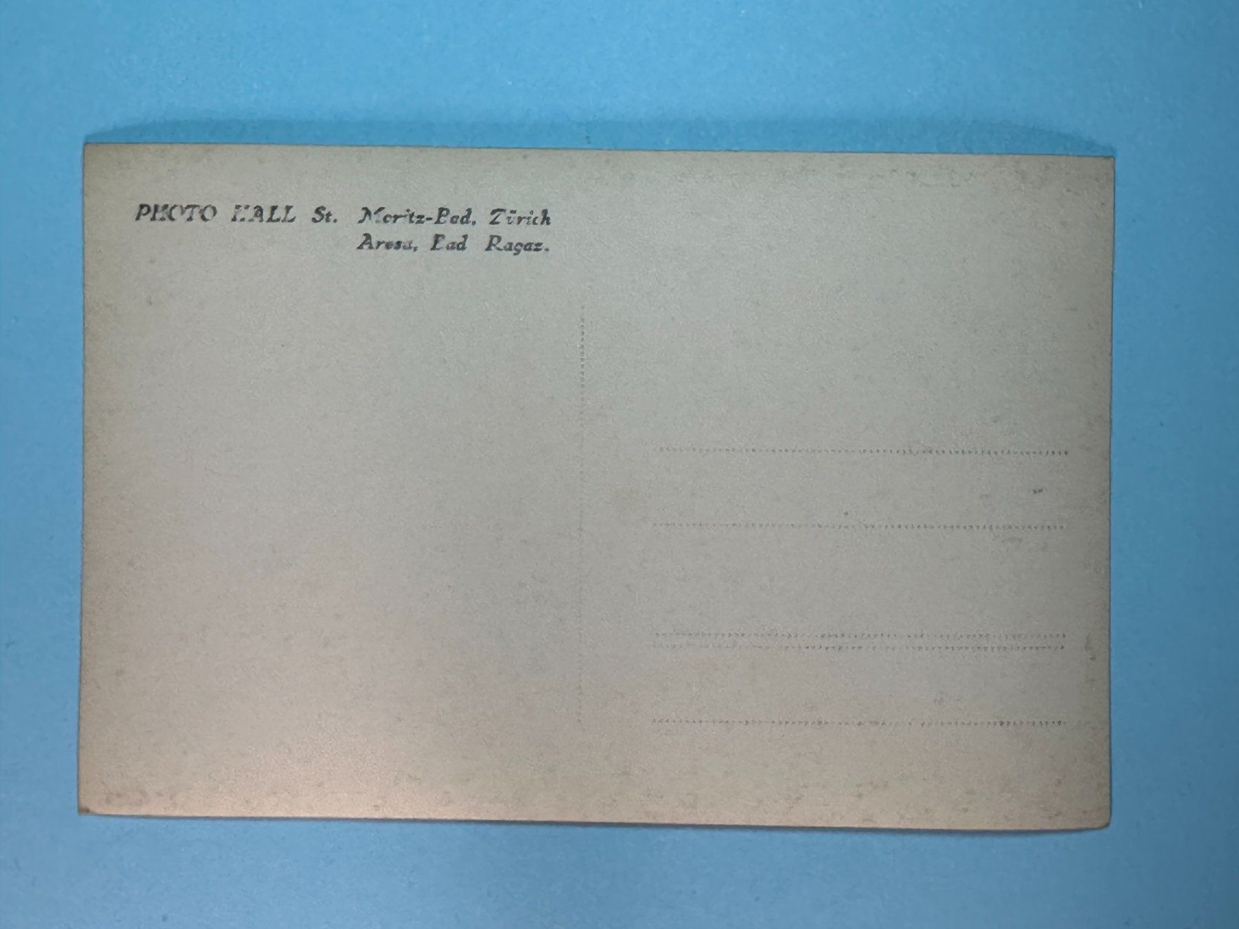 Cartoline postali: St. Moritz-Bad, Zürich – Usato da Steg VS venduto da danwer74 1