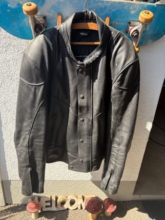 Harro Motorrad Lederjacke Streetwear schwarz guter Zustand