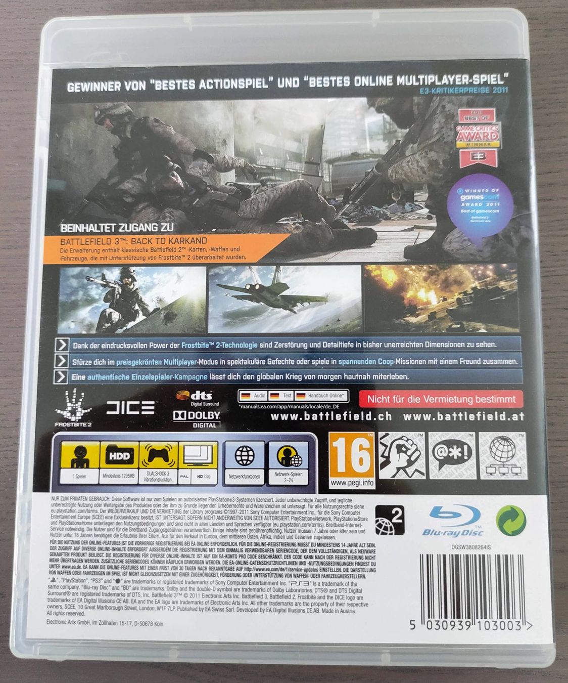 Sony Spiele: Battlefield 3 Limited Edition - PS3-Blu-ray Disc – Gebraucht aus Gebenstorf von Elchenn 2