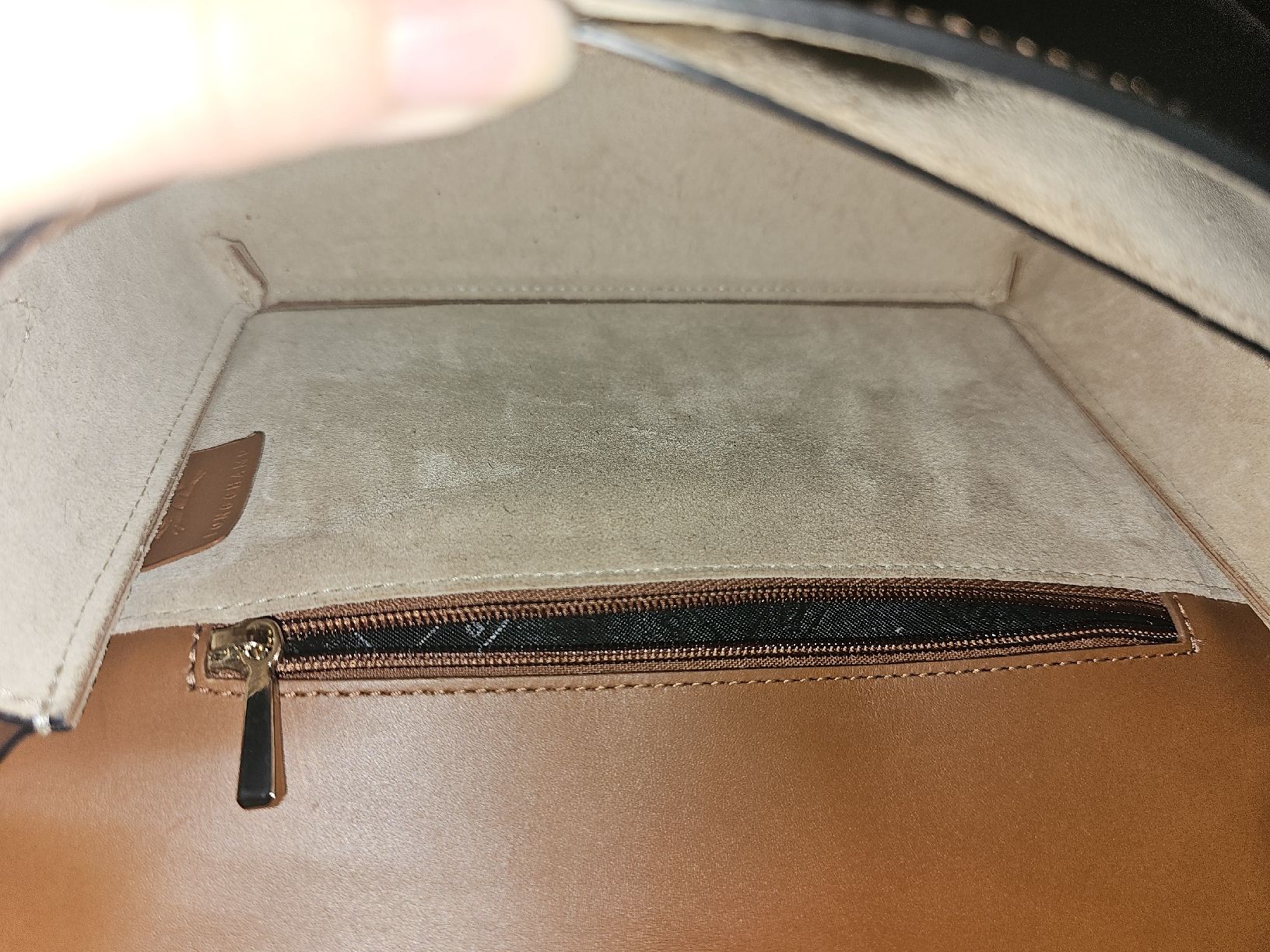 Longchamp Borse da donna: Longchamp Box-Trot M Cognac – Usato da Hausen AG venduto da van_sw72 2
