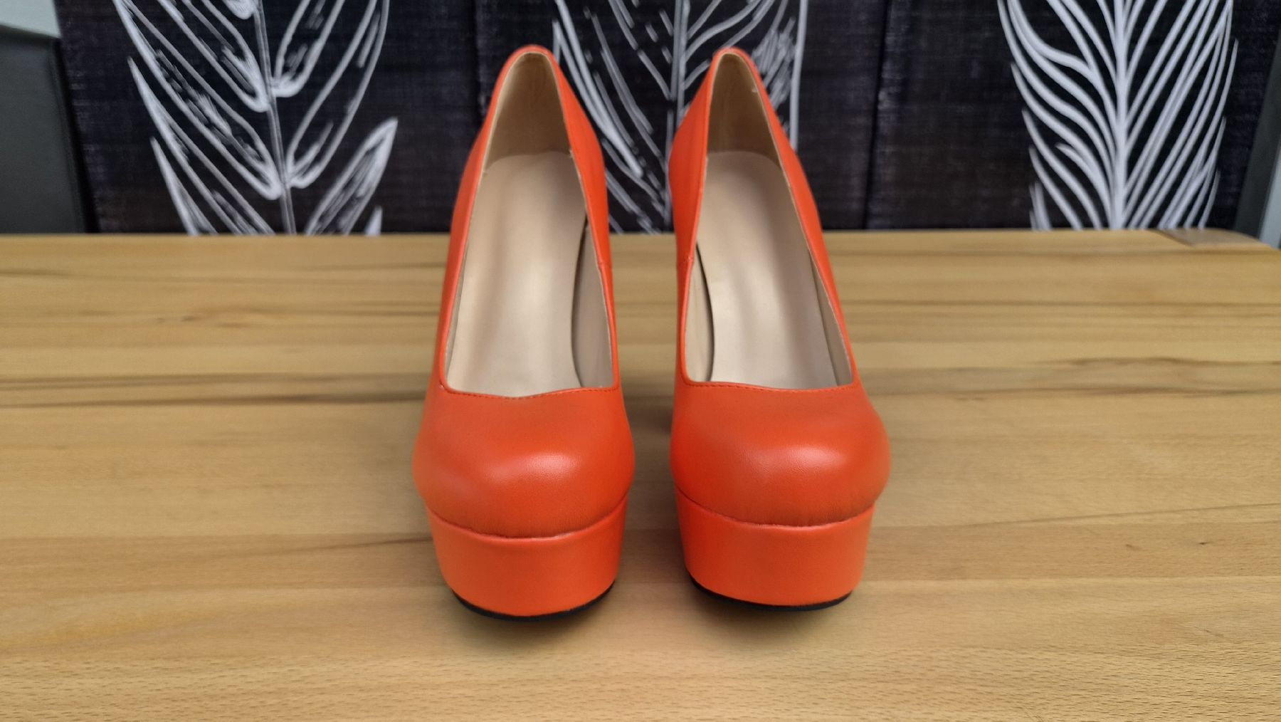 Chaussures femmes: High Heels mit Blockabsatz orange Gr. 41  – Neuf (Voir description) à Winznau par banditgsf