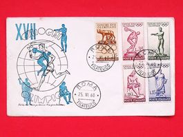 Olympia Rom 1960 Ersttagsbrief / FDC !!!