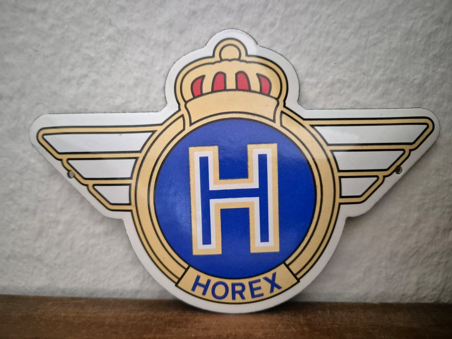 Horex Insegne: Emailschild Horex Motorrad Werkstatt Oldtimer Emaille Schild – Nuovo (secondo la descrizione) da Schaffhausen venduto da pfanis09 1