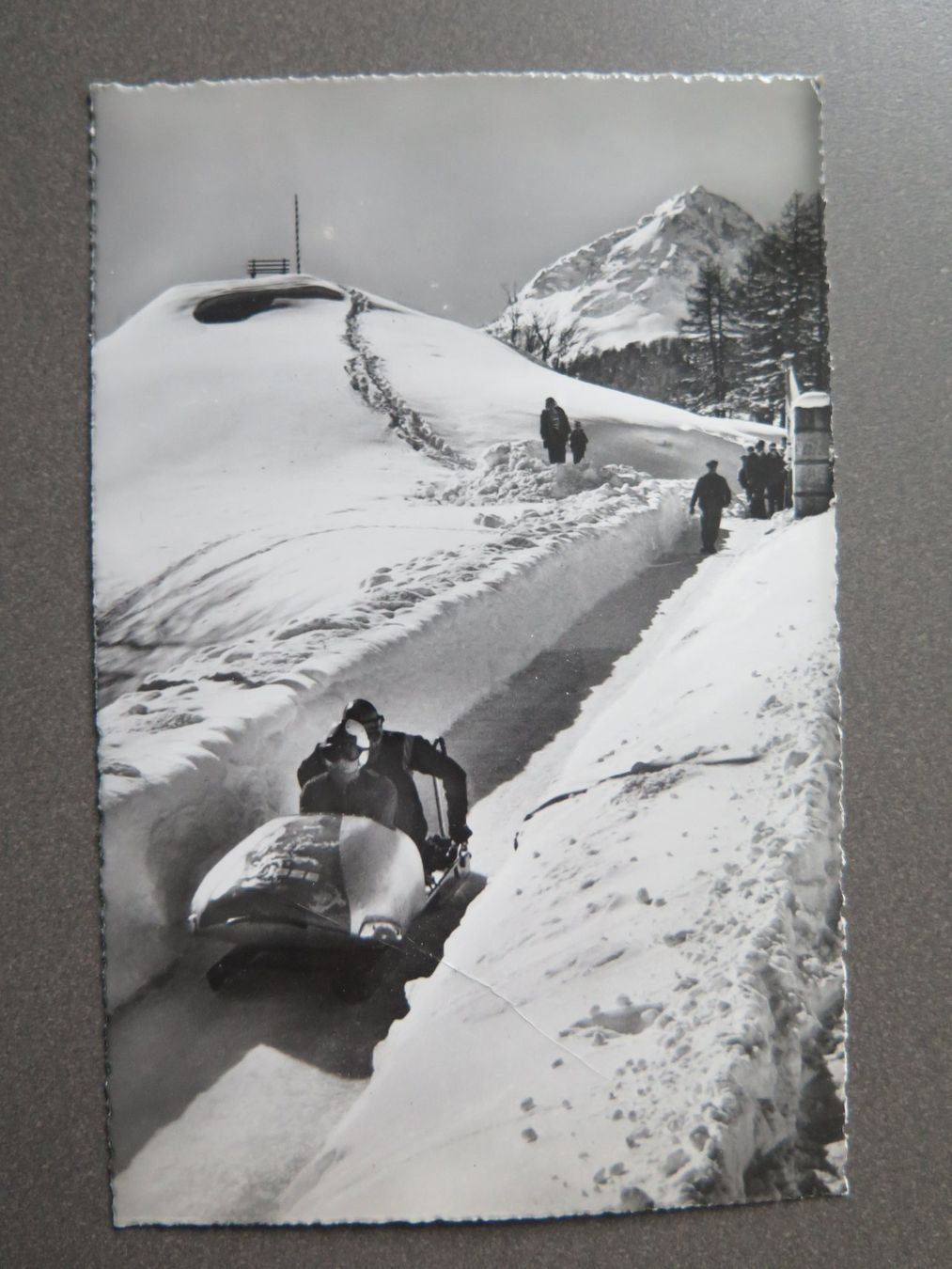 Ansichtskarten: ST. MORITZ - BOBBAHN - START - BOB – Gebraucht aus Wittenbach von lipasal