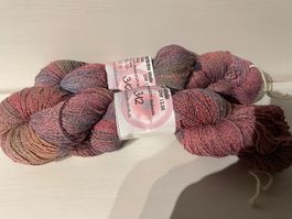 1Knäuel Handgefärbte Wolle Merino Cotton Silk