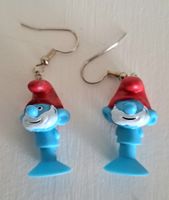 Boucles d'oreilles Grand Schtroumpf ( Création DIY)