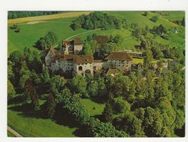 LENZBURG.   SCHLOSS  (FLUGAUFNAHME)