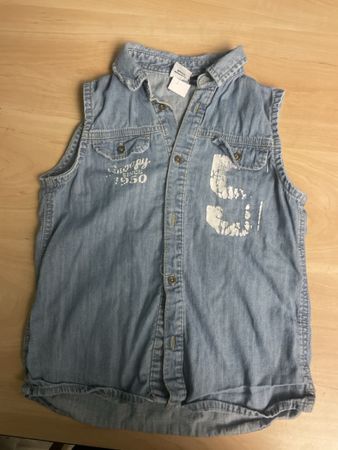 Original marines Snoopy Jeans Weste Gr.140Top Zustand