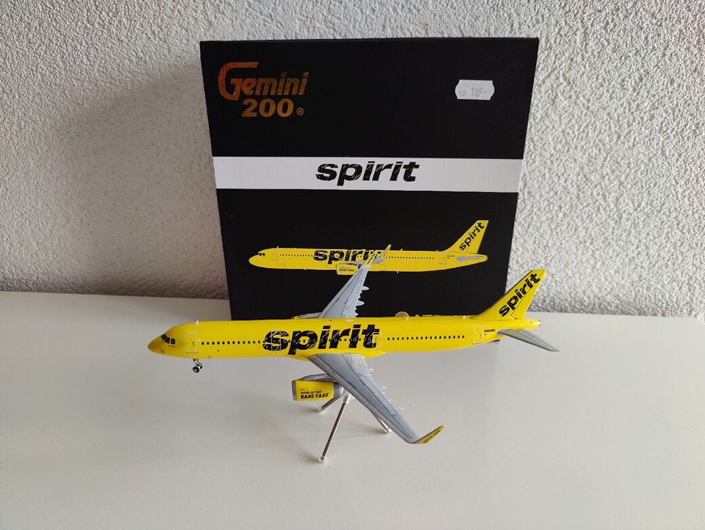 航空機・ヘリコプター Gemini 200 Airbus A321 Spirit P.O.P Spirit