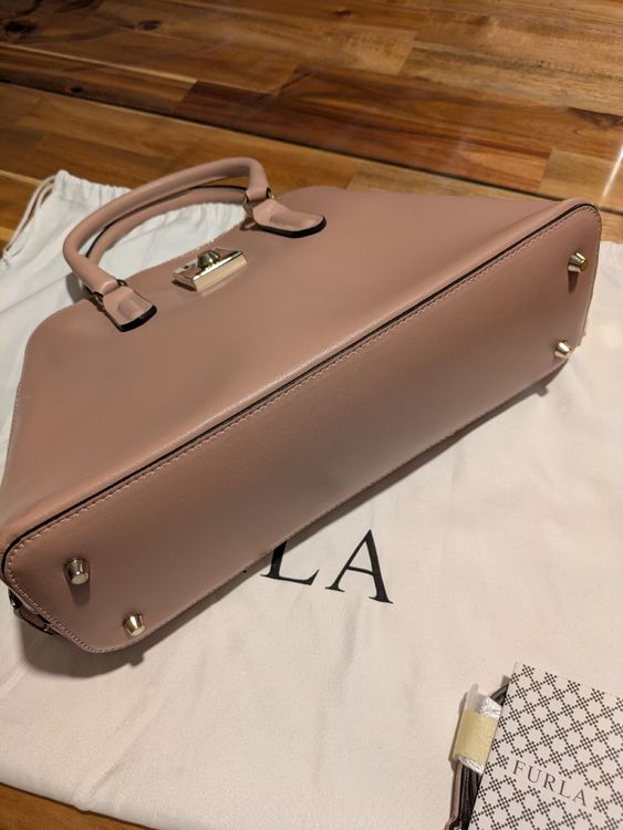 Sac à Main / Sac Ordinateur Furla Noir - Taille Large - Occasion - Marque De Luxe Italienne