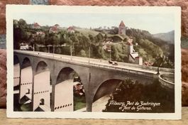 FRIBOURG - Pont de Zaehringen et Pont du Gotteron