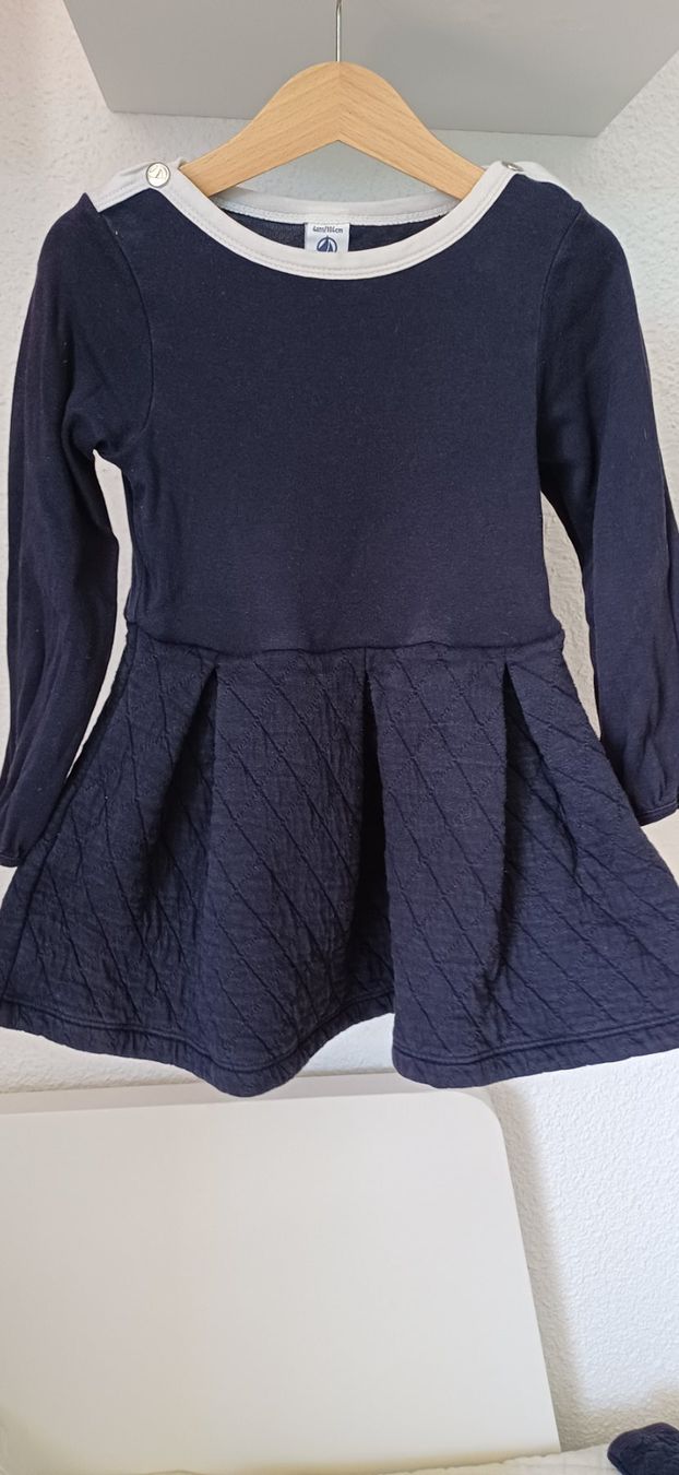 Petit Bateau Vestiti & Gonne: Petit Bateau Kleid Dunkelgrau Grösse 104 – Usato da Riniken venduto da Lessy-