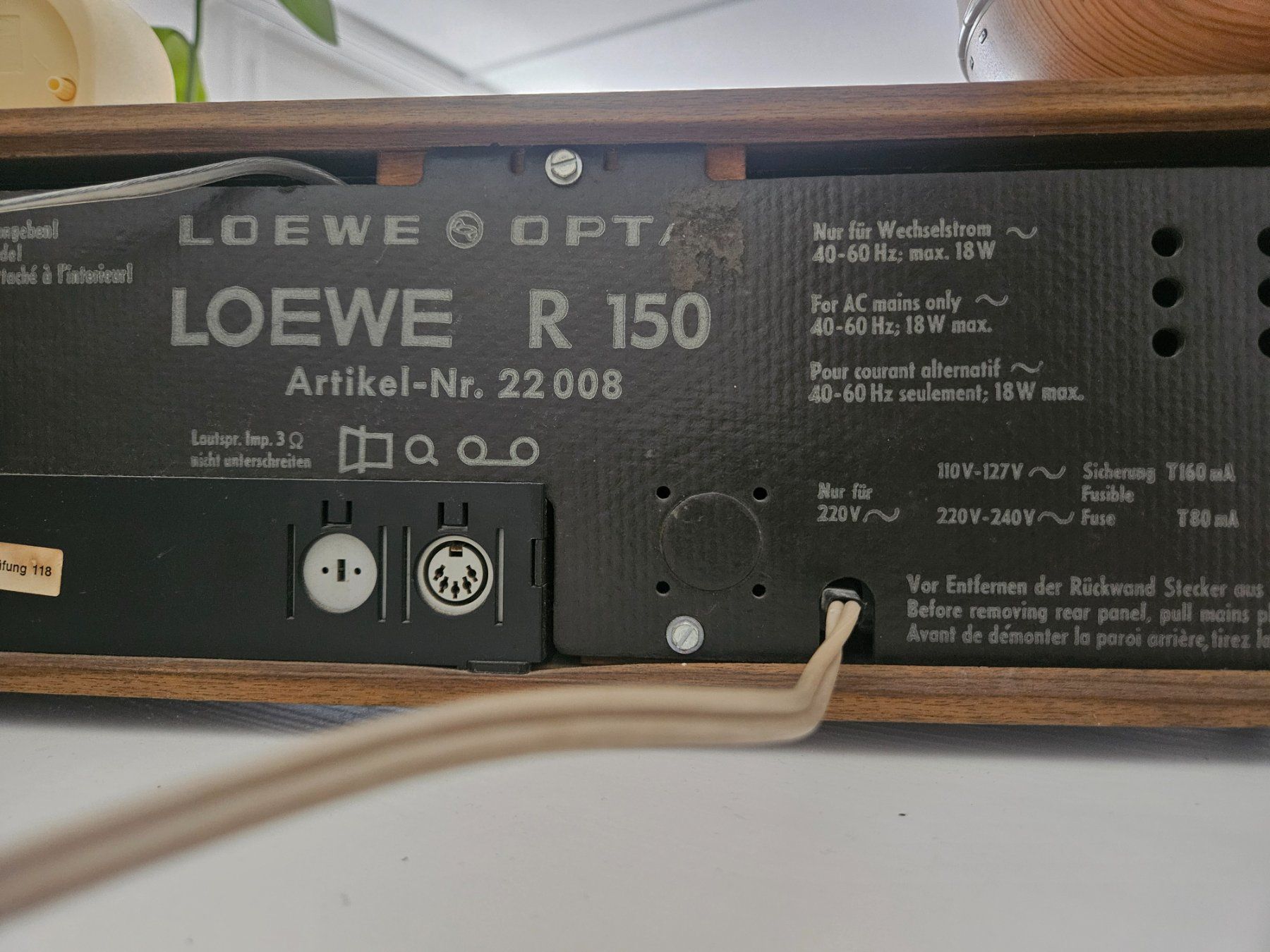 Loewe Radio: Loewe Opta Radio – Usato da Schaffhausen venduto da ale_yx5l 3