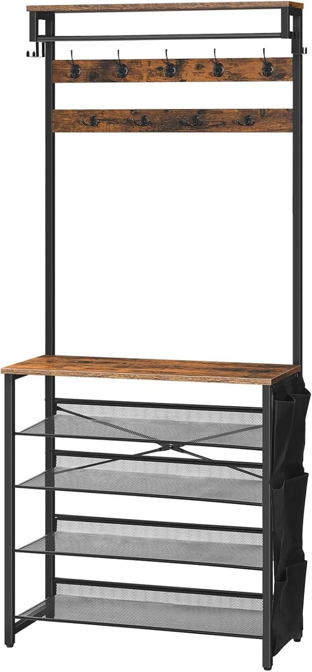Guardaroba: Garderobe mit Schuhregal Kleiderständer Garderobenständer – Nuovo e nell'imballaggio originale da Wittenbach venduto da VELARO